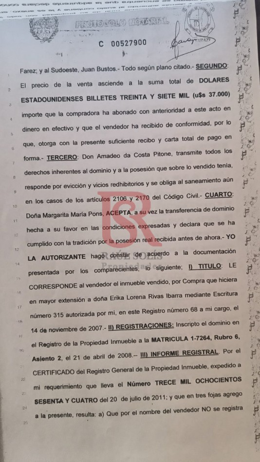 MS Campo de 10 Ha con vivienda de tres ambientes
