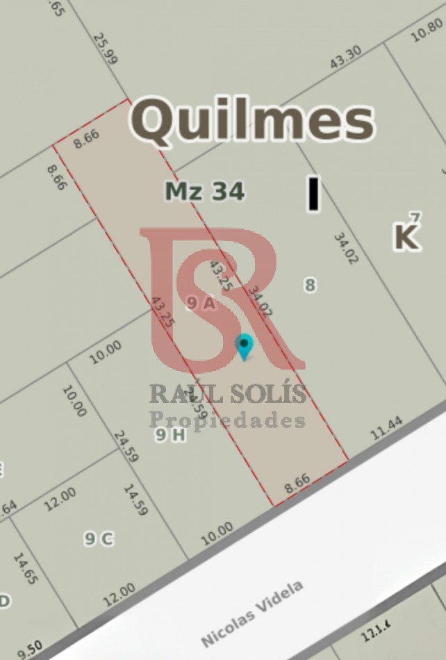 DN - Lote en alquiler en excelente ubicacion en Quilmes Centro!!