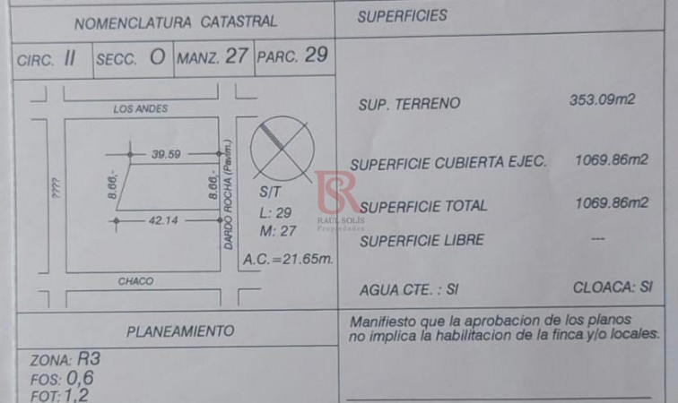 Lote - Local en Venta mas Edificio - 