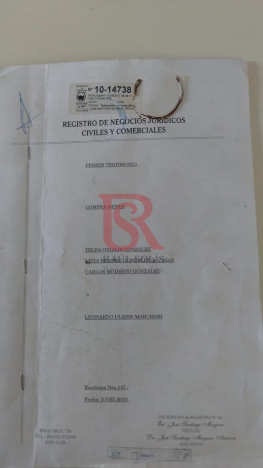MS- Oportunidad!!!! Venta de exelente casa de de cuatro ambientes en la Pcia de San Luis capital