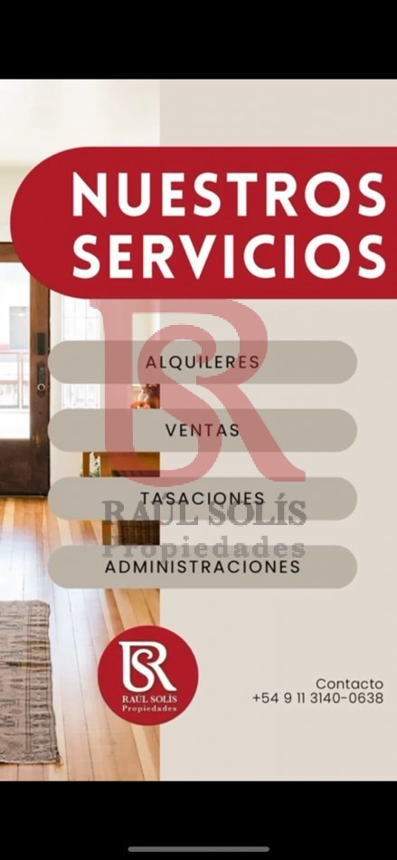FV (BF) Ph 4 ambientes con patio en Quilmes Oeste 