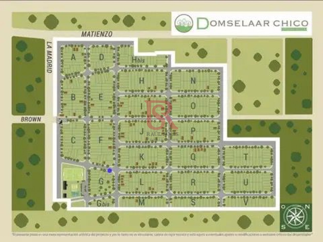 AM- Venta Terreno en Domselaar Chico