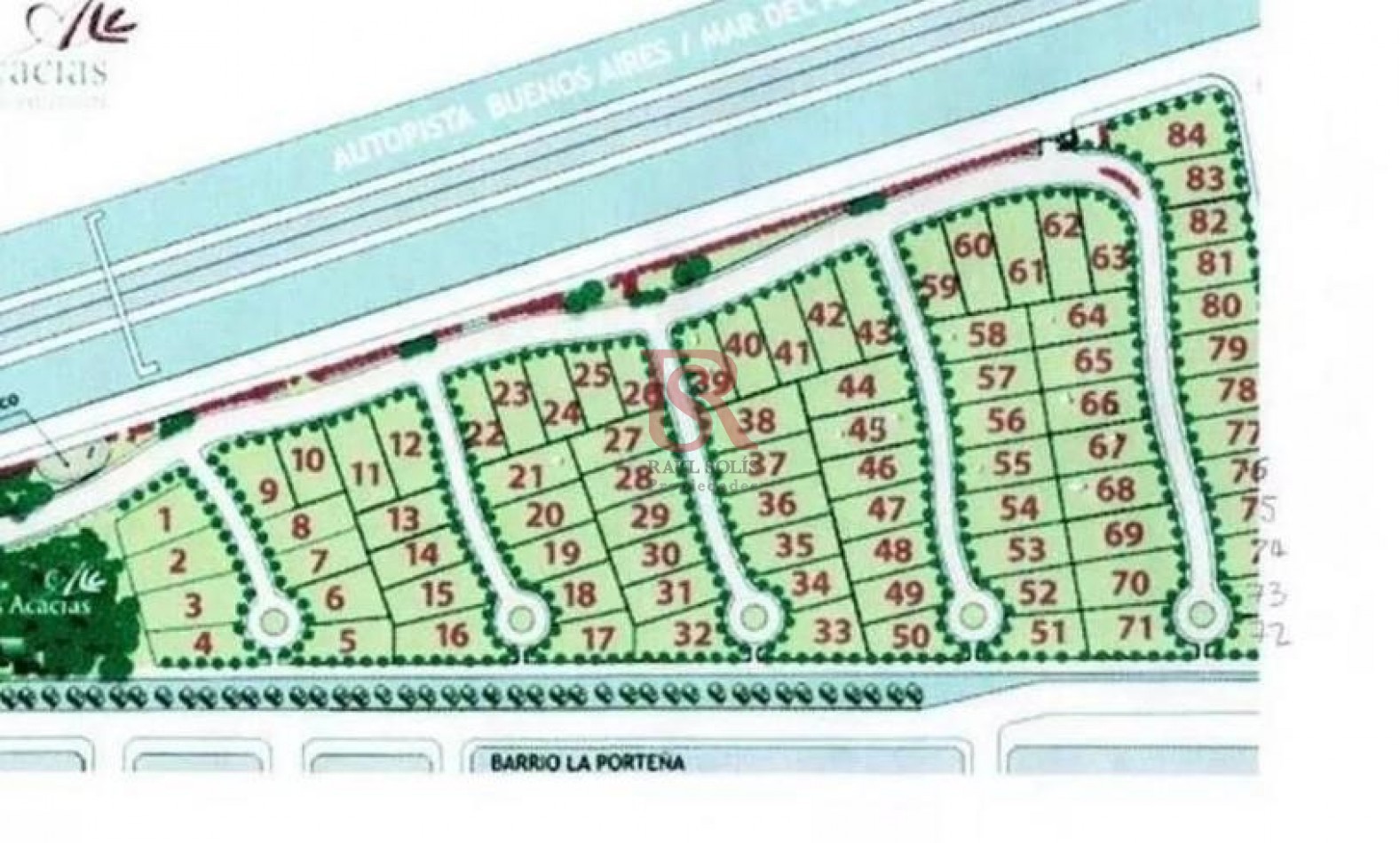 AM. Lote Central en Venta Barrio Cerrado Las Acacias de Hudson